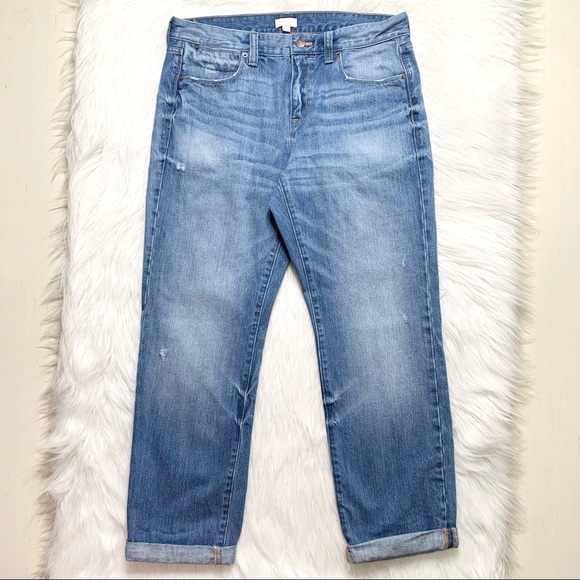J. Crew Slouchy Distressed Boyfriend Jeans - Picture 2 of 10